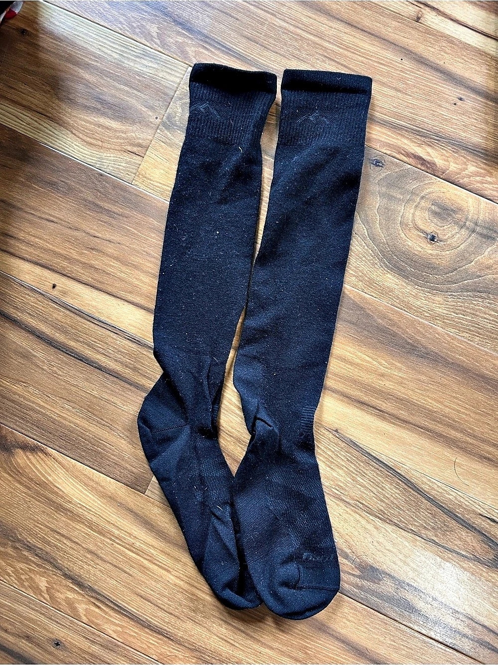 Darn Tough Black Over-the-Knee Socks